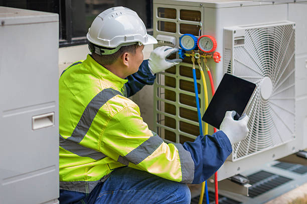 Professional Air Duct Cleaning technician working in Logandale, NV